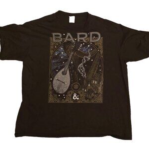 Dungeons & Dragons Bard Graphic Brown T-Shirt XXL